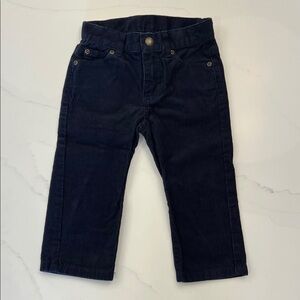 Janie and Jack Dark Blue Corduroy Jeans